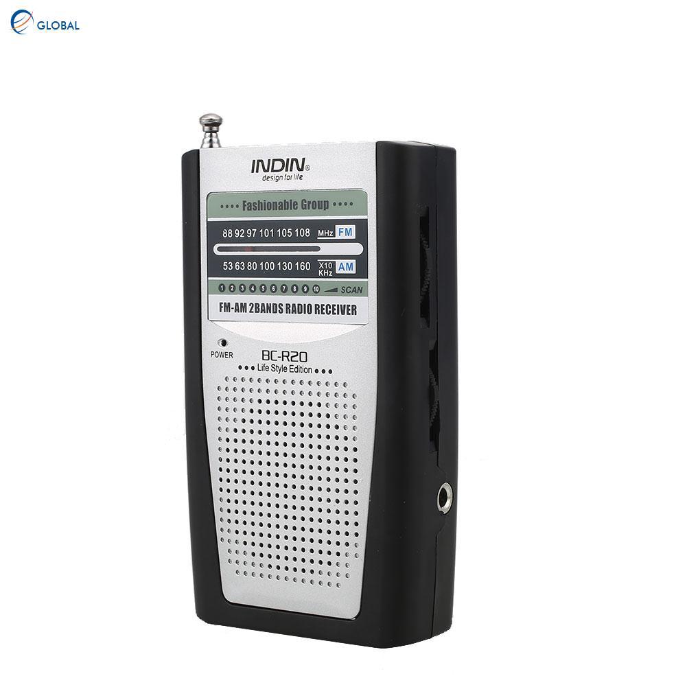 Portable Pocket Wireless AM/FM 88-108MHz World Receiver Radio Speaker 3.5mm Jack (1)