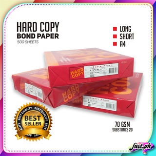 【Ready Stock】□❡◆70gsm Bond Paper Hard Copy & Copy One Short | A4 | Long Size (500sheets/ream)
