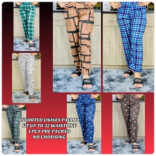 ASSORTED UNISEX PAJAMA (3 PCS PRE PACKED) (1)