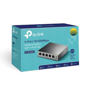 STEQ TP-LINK TL-SF1005P 5 Port 100 Mbps POE Switch 4 Standard POE Video Monitoring Power Supply (1)