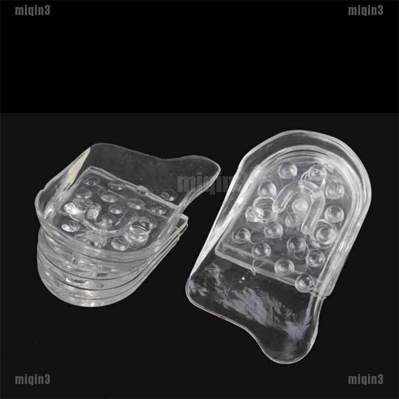{MQ3]1Pair 5 Layers Taller Insole Silicone Gel Inserts Lift Height Increase Shoe Pads