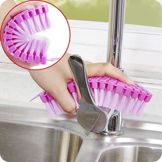 Non-slip Bendable Flexible Soft Pool Corner Cleaning Brush Tile Toilet Gap Labor-saving Tool