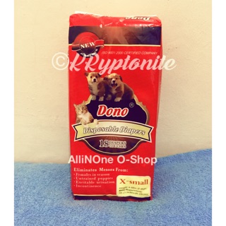 Dono Disposable Female Dog Diapers