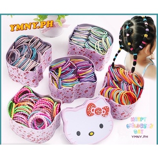 100 pieces of color high elastic rubber band simple hair rope