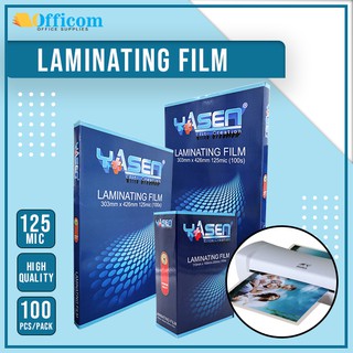 A4 | 5R | 4R | Short | Long ( 125 microns ) Laminating Film 100 sheets/pack Hot Process Lamination (4)
