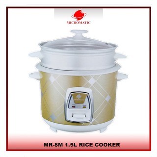 Micromatic MR-8M 1.5Liters Rice Cooker Good for 6-8 persons（with 1 year warranty）