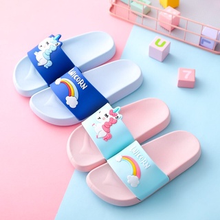 Unicorn one strap slippers for Kids