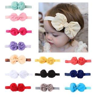 Baby Girl Headbands Bow-knot Hair Band Sweet Kids Hair Band Accessories Chiffon Headband Flower Headband Dropshipping