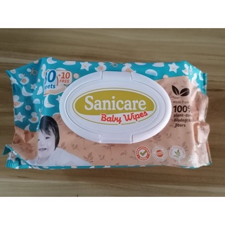 SANICARE BABY WIPES 15/80+10 FREE #COD