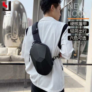 Bag☃Chest bag men 2021 new summer messenger bag shoulder bag men s hard shell fashion casual large-c