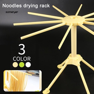 SOME_Kitchen Collapsible Spaghetti Pasta Noodles Drying Rack with 10 Bar Handles