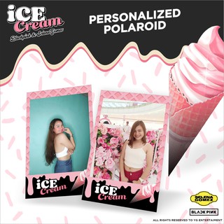 BLACKPINK Ice Cream Inspired Polaroid/Instax Printing Service (10 pcs Polaroid) with Freebie