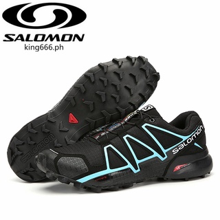 【100%Original】 Salomon/solomon Speed Cross 4 Outdoor Professional Hiking sport Shoes black 40-46