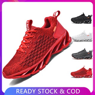 Men's Running Shoes Blade Non Slip Fashion Sneakers Breathable Mesh Soft Sole Walking Shoes
