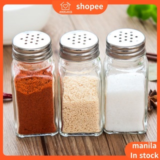 R113 COD Glass jar of spices sealed container condiment salt condiment storage jar of spices