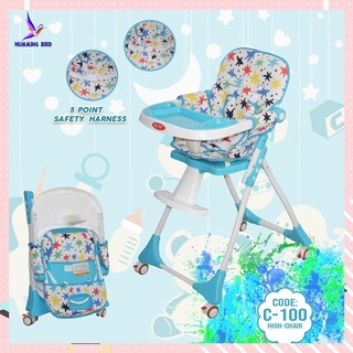 【Available】 Hummingbird LEGENDARY C100 Baby High Chair Baby Feeding Chair Booster