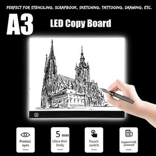【Ready Stock】☞✐✘A3 Mini LED Light Drawing Tracing Tracer Copy Board Three-level Dimming Digital Tabl (2)