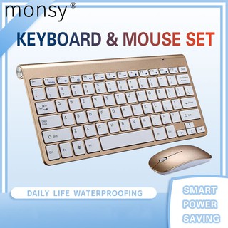Keyboard And Mouse Set 2.4G Mini Wireless Mute Thin Home Laptop Office Use Keyboard And Mouse