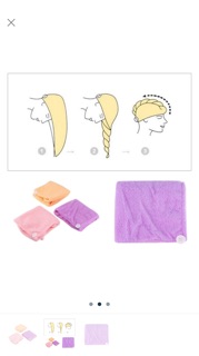 Angbon Microfiber Hair Drying Bath Towel Cap Spa Wrap Quick Bath (4)