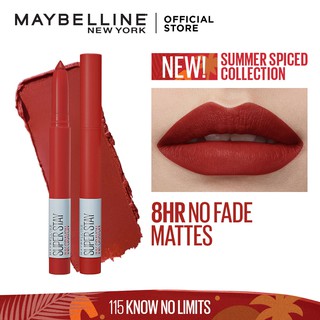 Maybelline Superstay Ink Crayon Summer Spiced Collection Matte Lipstick [Warm Nudes] – Make up