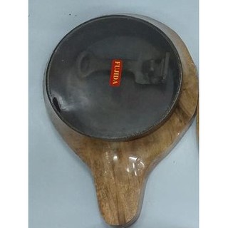 (MALIIT LANG PO) Sizzling Plate Round 6" Heavyduty with Handle (Cast Iron)