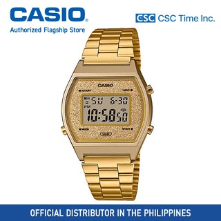 Casio (B640WGG) Gold Stainless Steel Strap 50 Meter Digital Watch