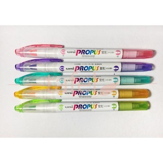 retractable pen❆Uni Propus Window Soft Color Double-Sided Highlighters