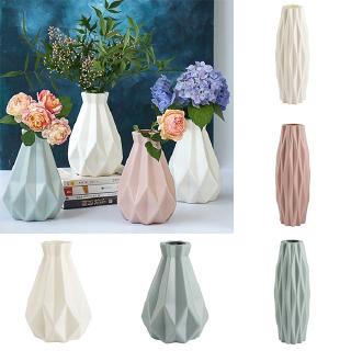 Origami Plastic Vase Artificial Flower Vase Nordic Style Home Decorative Flower Basket Basket Flower