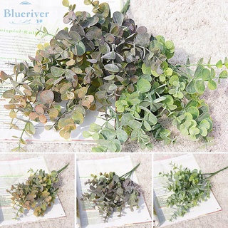 Artificial Fake-Leaf Eucalyptus Green Plant Silk Flowers Nordic-Home Decor