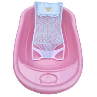 ♚▦♘Baby Bath Mesh Sling Rack Shower Cushion Baby Bed Soft Mesh Bed Net Bath Stand for Newborn (5)