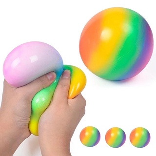 Colorful Soft Foam Squeeze Balls Toys for Kids Adults Stress Relief Funny Toy