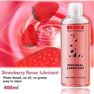400ml Strawberry Flavor Lubricant Anal Grease for Sex Lubricant Lube Gel Vagina Lubrication Fruit