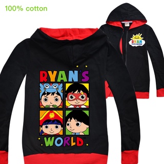 Ryan Toys Review boys jacket Teenage teens Zipper Cardigan for boys and girls top