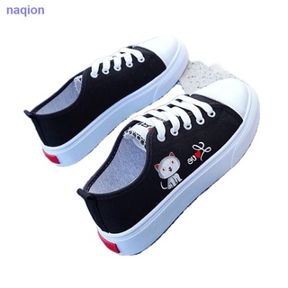Children s canvas shoes, girls flat casual shoes, big children s breathable sneakers, boys and girls, students running