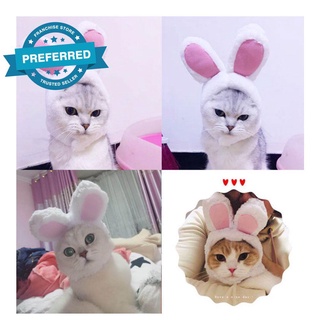 Cat Headgear Cute Bunny Crossover Hat Easter Bunny Pet Rabbit Ears Ears Hat V7P2