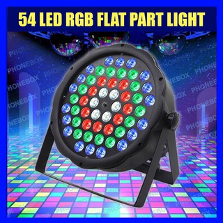 60W 54 LED Flat Stage Light RGB Par Light DMX512 Master Slave