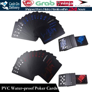 Waterproof PVC Plastic Playing Poker Cards Set Trend 54pcs Deck Poker Classic Magic Tricks Games