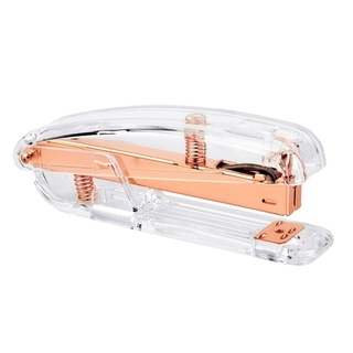 Ready Stock/¤☋◆Rose Gold Stapler Edition Metal Manual Staplers 24/6 26/6 Include 100 Pcstaples Offic