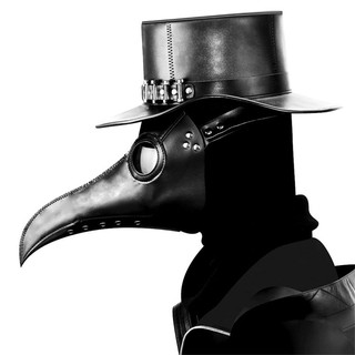 CHUA Plague Doctor Bird Mask Long Nose Beak Cosplay Steampunk For Motorcycles Party Tactical Mask Costume CS Nref Props