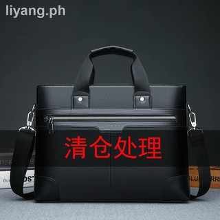 ◄Briefcase new authentic men s shoulder bag men s business briefcase men s bag handbag office bag casual messenger bag (1)