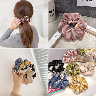 Daisy Floral Elastic Silk Ponytail Hair Ring Hair Bands Ties Accessories 16A0013
