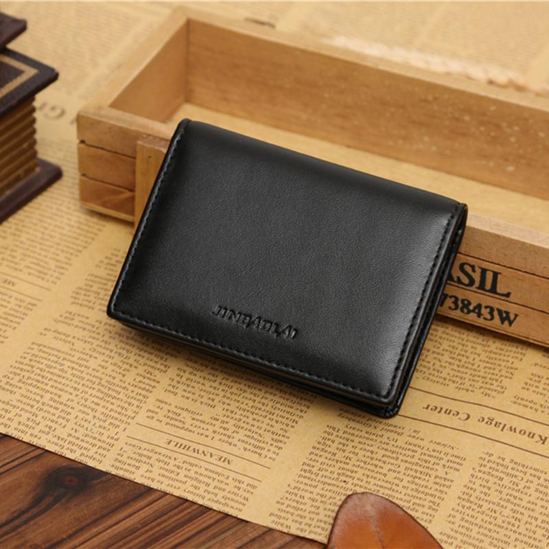 ♡♡ RFID Wallet Men Small Bifold Faux Leather Pocket Money ID Credit Card Holder (5)