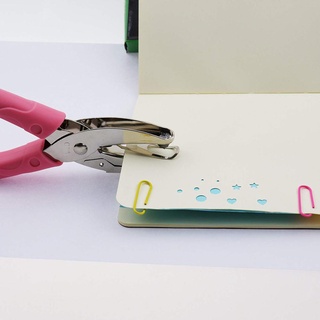 Single Hole Paper Punch Loose-leaf Paper Puncher Handle Hole Punch For DIY Craft Clothing Ticket (5)