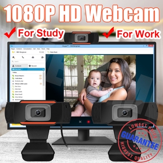 【In stock】【Big Sales】【Webcam For Study and Work】1080P HD Webcam Web Camera With MIC Web Cam Webcam 1080p For PC Laptop