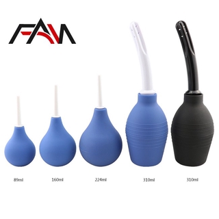 Enema Cleaning Container Vagina Anal Cleaner Douche Enema Cleaning Bulb Medical Rubber Health Hygiene Tool for Women Men