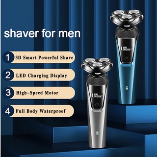 【COD】Electric Shaver 3 in 1 USB Rechargeable Waterproof Wet Dry Rotar Trimmer Shaver
