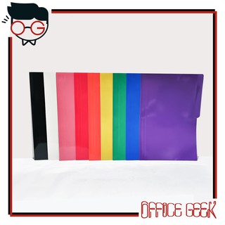 Plastic Solid Color Folder A4 Long (FC) Expandable - thick material Premium Quality Assorted Color