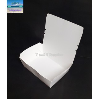 Paper Take-out Box Large 1500 CC, Meal box Big, Disposable (25 Pieces)