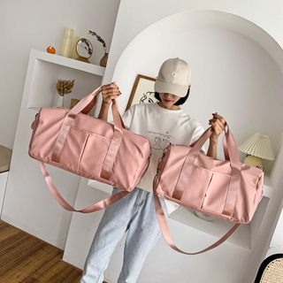 Women Travel Bag Waterproof Weekender Bags Oxford Cloth Luggages Handbag Shoulder Bag Traveling Bag Dry and Wet Separati