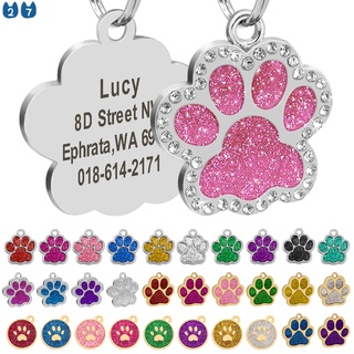 『27Pets』Free Engraved Dog Tag Personalized Engraved Pet Collar Accessories Custom